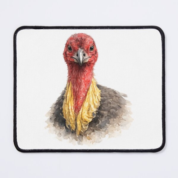 Item preview, Australian Brush-Turkey Portrait Watercolour designed and sold by Jaruart.