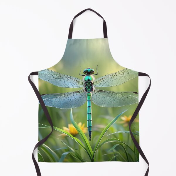 Item preview, Emerald Dragonfly in a Sunlit Meadow designed and sold by 247GiftsbyTina.