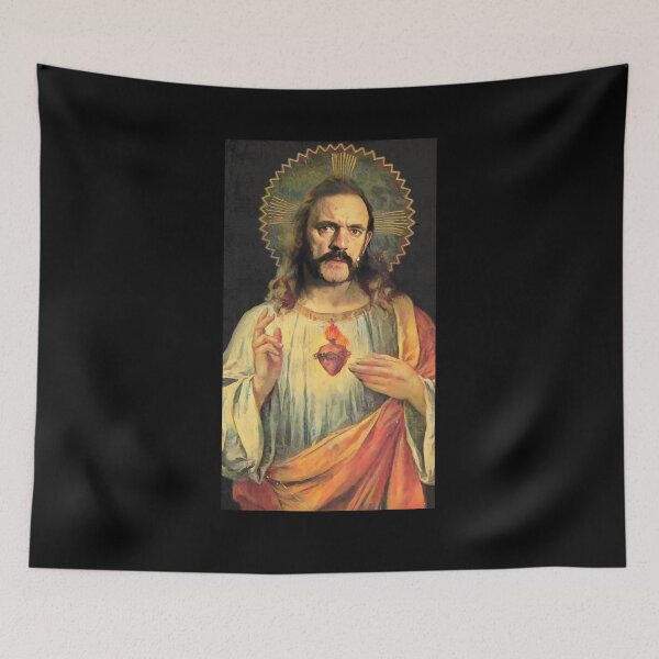 Item preview, Lemmyy Jesus Sacred Heart  designed and sold by TailAndKiln.