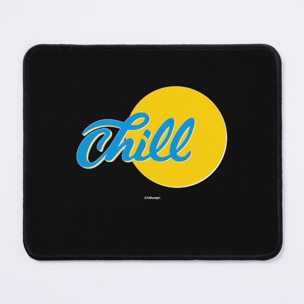 Item preview, Bright Blue Cursive Lettering Overlaid on Yellow Circle designed and sold by Blaz0Creations.