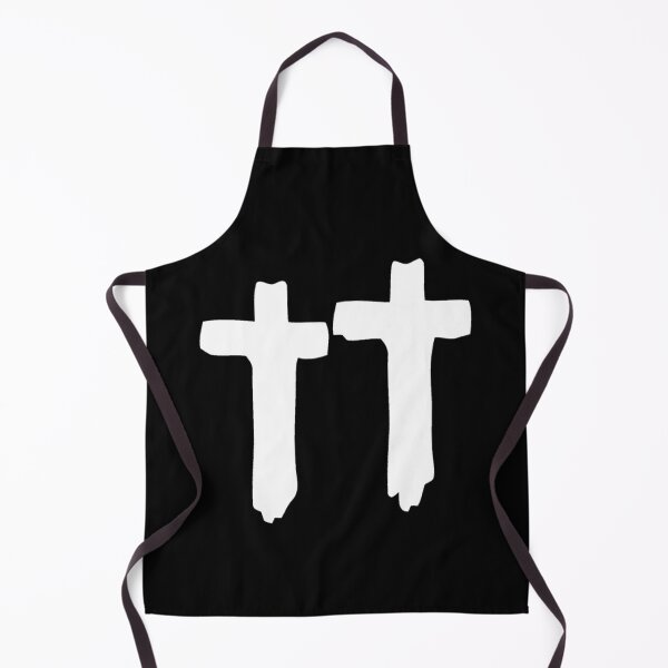 Item preview, Two White Abstract Crosses Silhouette Side by Side designed and sold by Blaz0Creations.