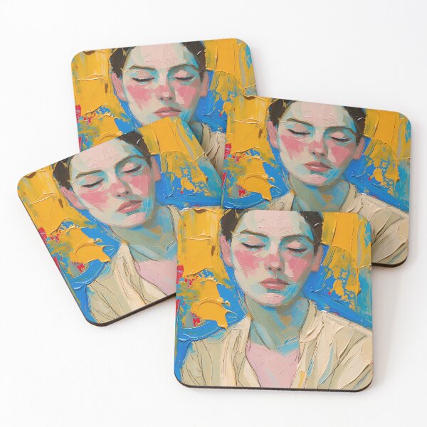 Item preview, Impasto Oil Painting Woman Portrait designed and sold by ondante.