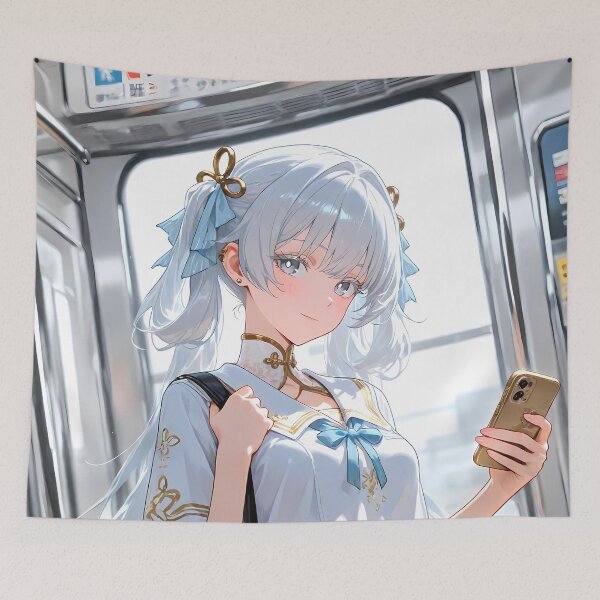 Item preview, Jinhsi Wuthering Waves Train Commute Elegant Phone Look designed and sold by PMartistStudio.