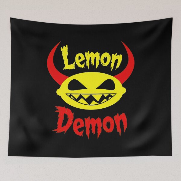 Item preview, Citrus Devil Face Band Graphic designed and sold by Sleepsyndrome.