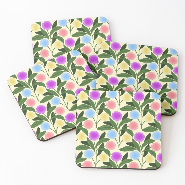 Item preview, Pastel botanical seamless pattern designed and sold by Bloomiastudio.