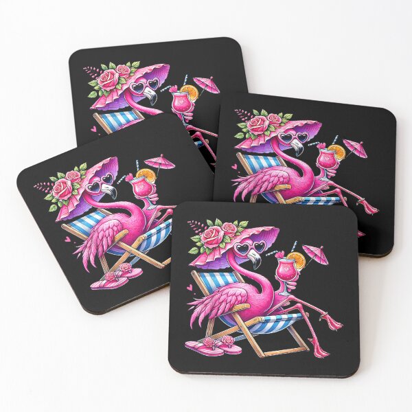 Item preview, Flamingo Beach Summer Vacation designed and sold by goombi-creative.