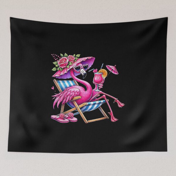 Item preview, Flamingo Beach Summer Vacation designed and sold by goombi-creative.