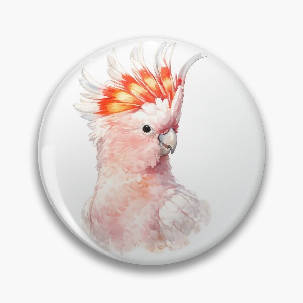 Item preview, Major Mitchell's Cockatoo Watercolour designed and sold by Jaruart.
