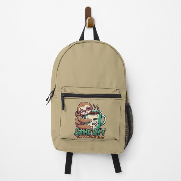 Item preview, Funny Sloth Same Sh*t Different Day Coffee Meme designed and sold by EchoPrint Co..