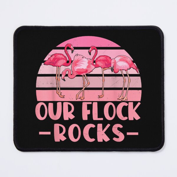 Item preview, Flamingo Our Flock Rocks designed and sold by goombi-creative.