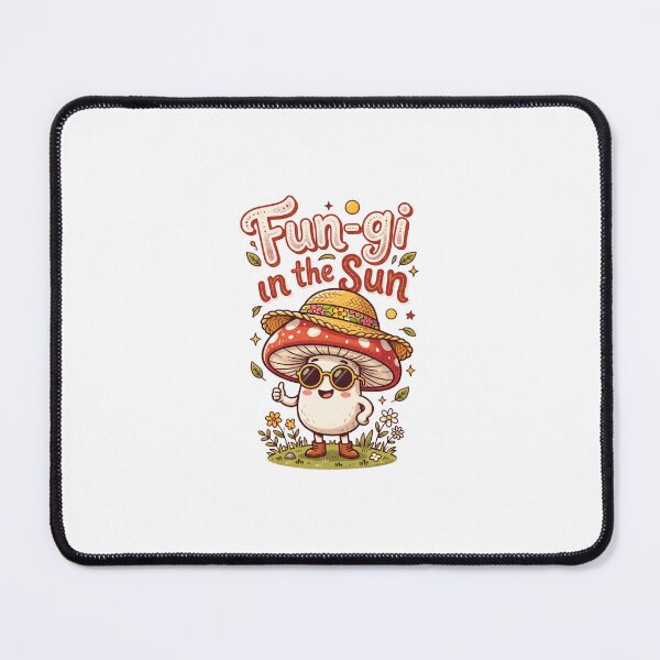 Item preview, Fungi In The Sun Funny Summer Mushroom Tee designed and sold by 7Four1 Designs.
