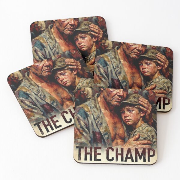Item preview, The Champ Retro Sports Drama Boxing Tribute Art Movie Poster designed and sold by Art's Diner.