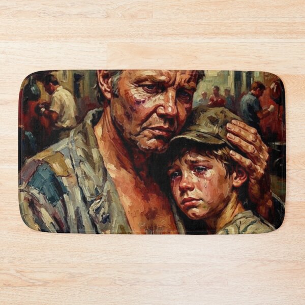 Item preview, The Champ Retro Sports Drama Boxing Tribute Art Movie Poster designed and sold by Art's Diner.