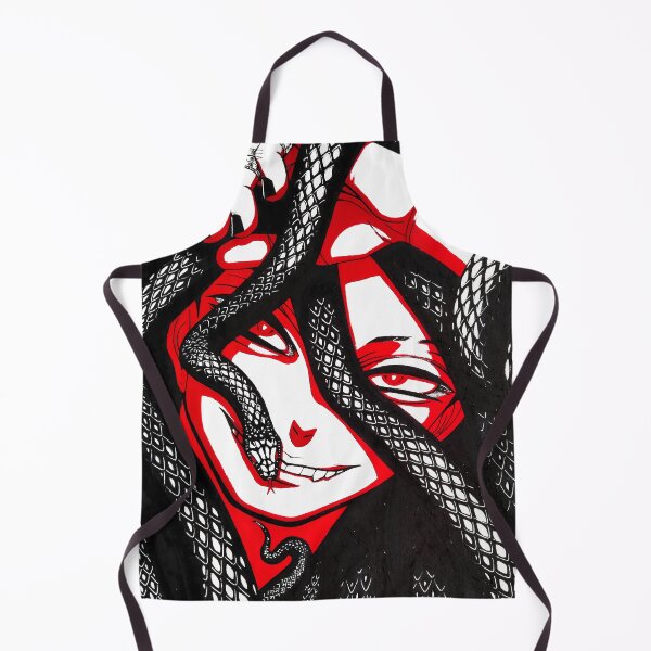 Item preview, Jabber Wonger Gachiakuta Red Black Serpent Gaze Anime Style designed and sold by riadjamai.