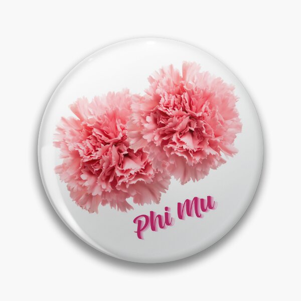 Item preview, Phi Mu Sorority Pink Carnation Flower designed and sold by JaymeOctober.