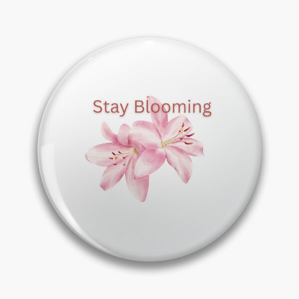 Item preview, Stay Blooming Floral Design | Inspirational Flower Quote Aesthetic designed and sold by Krish685.