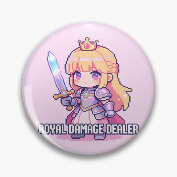 Item preview, Royal Damage Dealer - Cute Kawaii Knight Pixel Art designed and sold by PotionPixelArt.