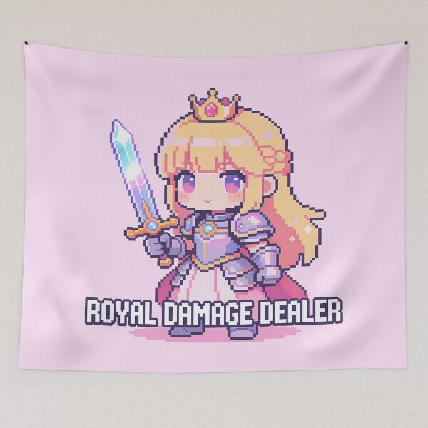 Item preview, Royal Damage Dealer - Cute Kawaii Knight Pixel Art designed and sold by PotionPixelArt.