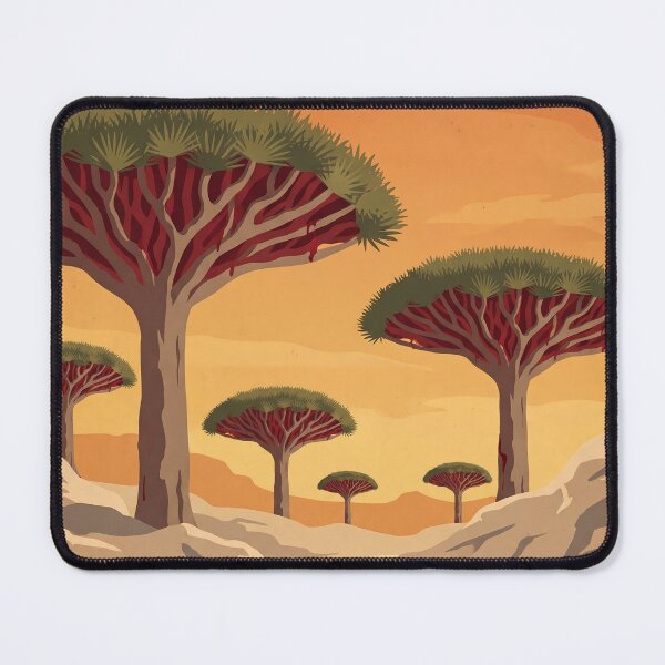Item preview, Socotra Yemen Vintage Travel Illustration Art designed and sold by Atlas Poster Co..