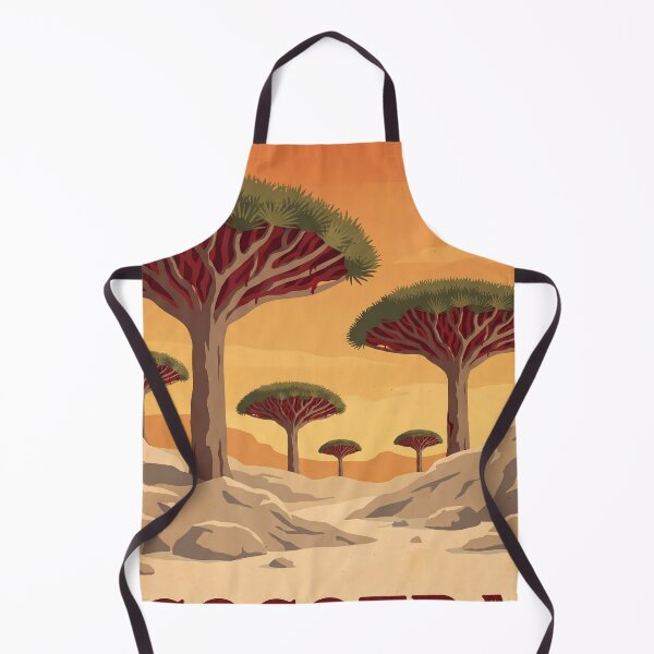 Item preview, Socotra Yemen Vintage Travel Illustration Art designed and sold by Atlas Poster Co..