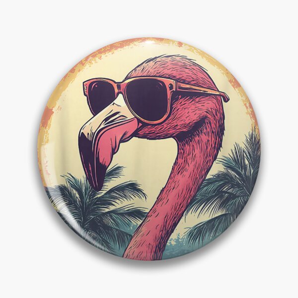 Item preview, Flamingo Palm Tree Beach designed and sold by goombi-creative.