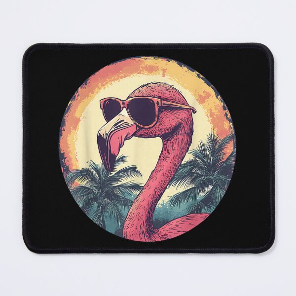Item preview, Flamingo Palm Tree Beach designed and sold by goombi-creative.