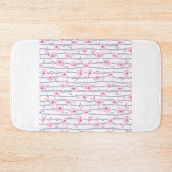 Item preview, Pink Blossom Stripes Pattern designed and sold by helenostore.