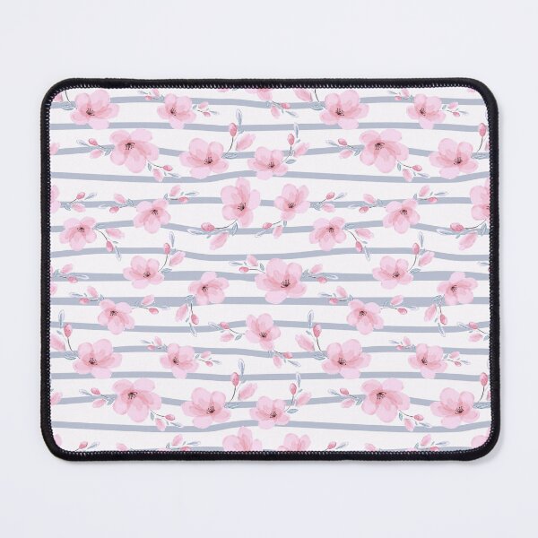 Item preview, Pink Blossom Stripes Pattern designed and sold by helenostore.