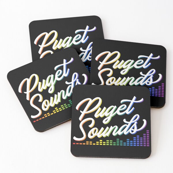 Item preview, Pride Puget Sounds New Logo White designed and sold by PugetSoundsDJ.