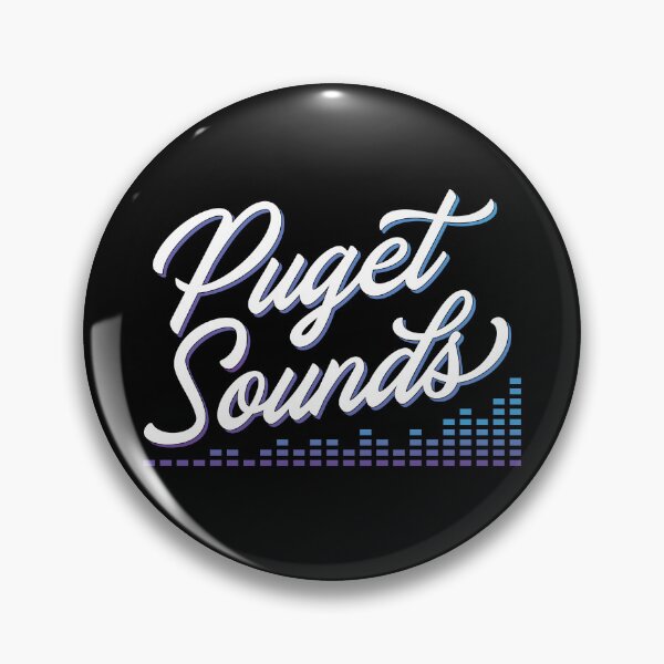 Item preview, Puget Sounds New Logo White designed and sold by PugetSoundsDJ.