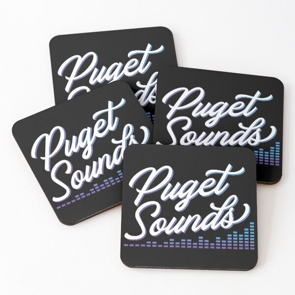 Item preview, Puget Sounds New Logo White designed and sold by PugetSoundsDJ.