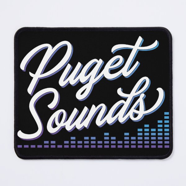 Item preview, Puget Sounds New Logo White designed and sold by PugetSoundsDJ.