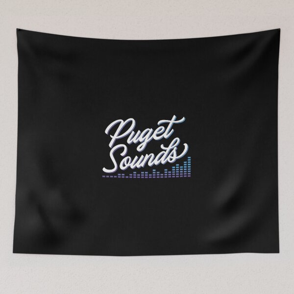 Item preview, Puget Sounds New Logo White designed and sold by PugetSoundsDJ.