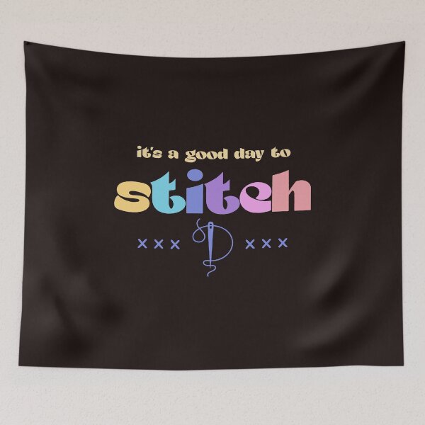 Item preview, Its A Good Day To Stitch Retro Cross Stitch Needlepoint Crafty designed and sold by mari-kayden.