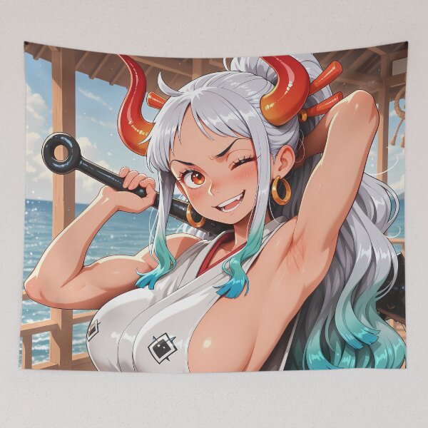 Item preview, Yamato One Piece Ocean Deck Playful Smile designed and sold by riadjamai.