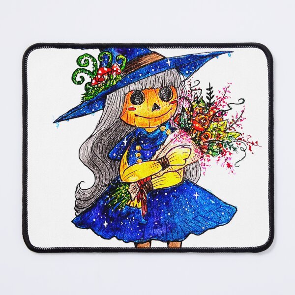 Item preview, Over the garden wall design sticker, OTGW - Cute whimsical seasonal pumpkin witch mushroom floral - Unique Whimsical Gifts for kids designed and sold by DearhoneyandArt.