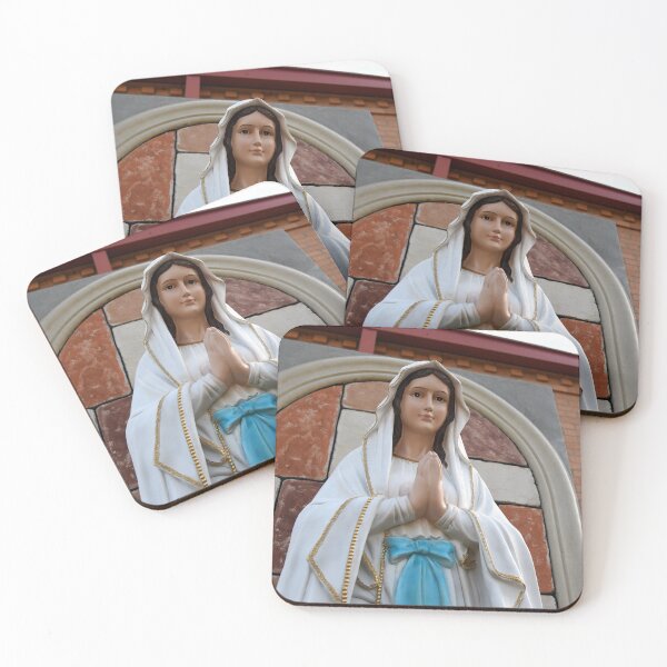 Item preview, A statue of our Blessed Mother  - the Virgin Mary - Our Lady of Lourdes designed and sold by OzzyluArt.