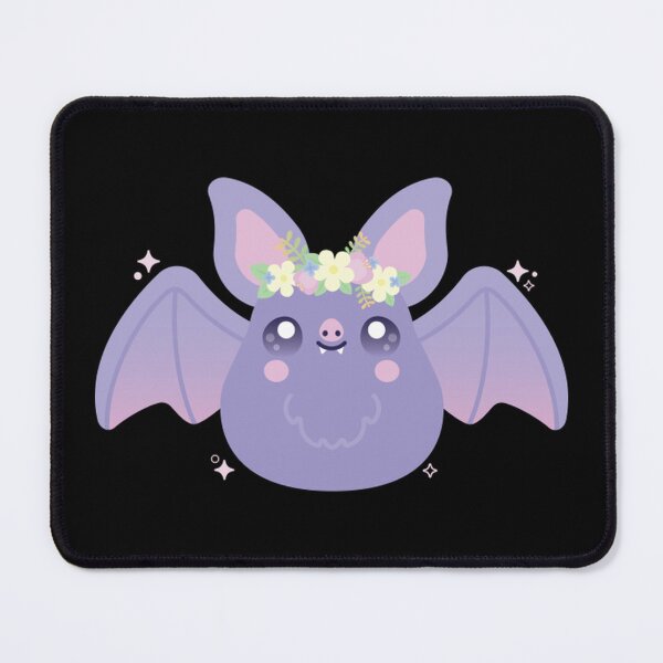 Item preview, Pretty Spooky Kawaii Bat Cute Pastel Purple Halloween Art designed and sold by MidniteMoons.