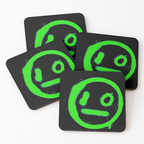 Item preview, Lime Graffiti Face Symbol designed and sold by fiyuuart.