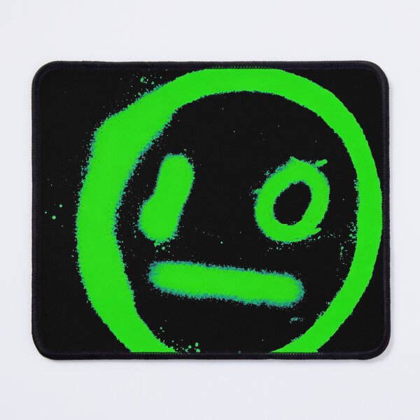 Item preview, Lime Graffiti Face Symbol designed and sold by fiyuuart.