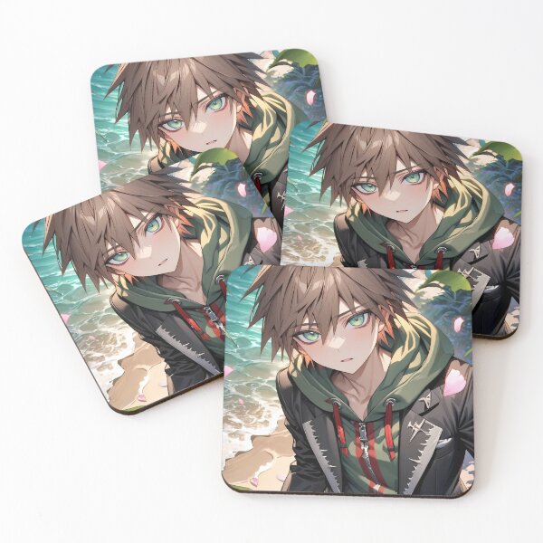 Item preview, Makoto Naegi Danganronpa Ocean Breeze Closeup designed and sold by bystudiolereve.