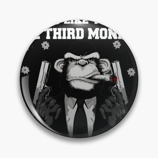 Item preview, Third Monkey Rain Quote Fierce Animal Design designed and sold by fiyuuart.
