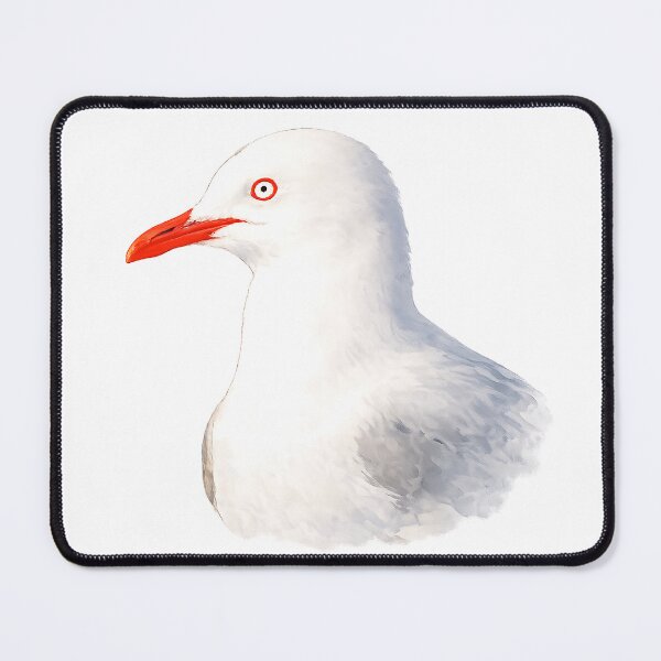 Item preview, Silver Gull Portrait Watercolour Illustration designed and sold by Jaruart.