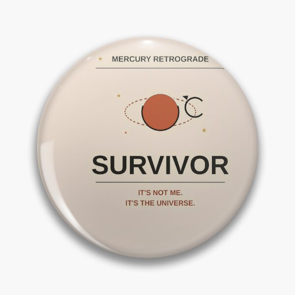 Item preview, Mercury Retrograde Survivor - Funny Astrology Design designed and sold by LumoviaStudios.