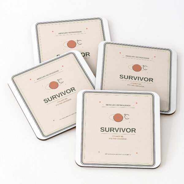 Item preview, Mercury Retrograde Survivor - Funny Astrology Design designed and sold by LumoviaStudios.