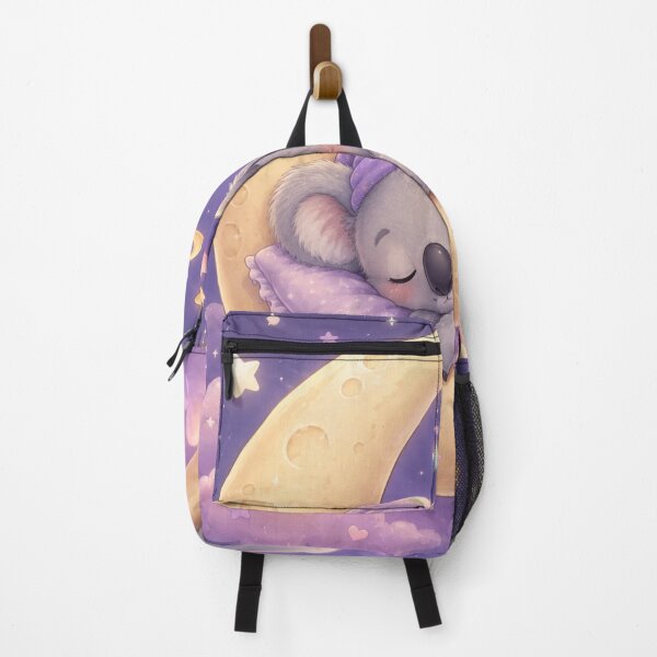 Item preview, Cute Sleeping Koala on Crescent Moon Sticker | Kawaii Pastel Moon Animal Art designed and sold by Moonlight Studio.