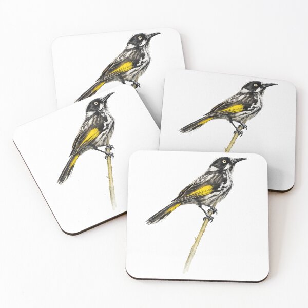 Item preview, New Holland Honeyeater Watercolour designed and sold by Jaruart.