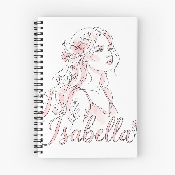 Item preview, Isabella Personalized Name Floral Boho Woman Art designed and sold by rich-moda.