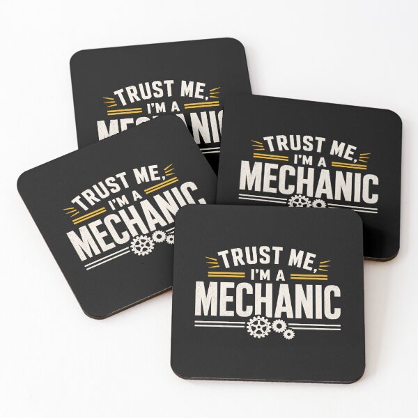 Item preview, Trust Me I’m A Mechanic Funny Automotive Repair Typography Design designed and sold by msaloyach.