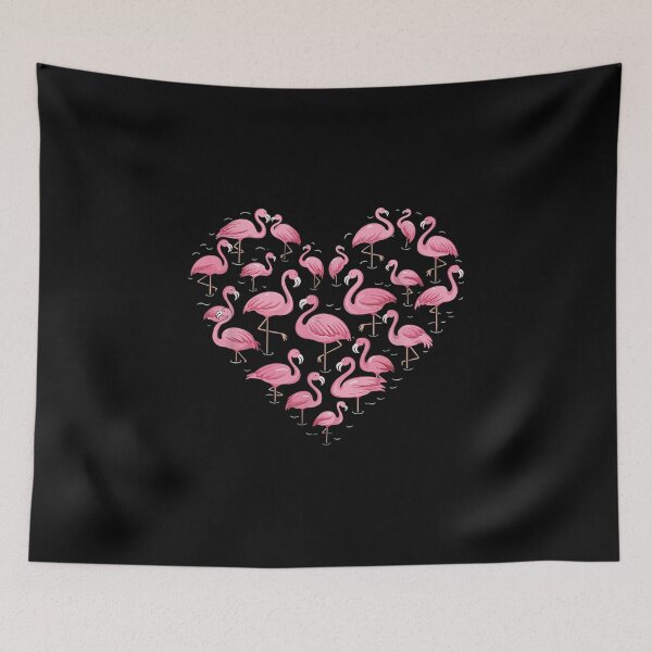 Item preview, Flamingo Heart Tropical designed and sold by goombi-creative.
